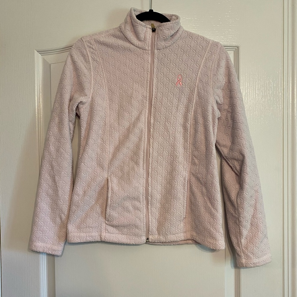Fleece breast cancer jacket